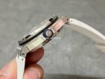 APS Factory Audemars Piguet Royal Oak Selfwinding 42mm 15710ST.OO.A002CA.02 Rubber Strap White Dial - Image 6