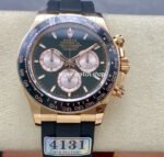 APS Factory Counterweight Rolex Daytona 126515LN-0002 40mm Rose Gold Oysterflex Black Dial