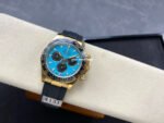 APS Factory Counterweight Rolex Daytona 126518LN Yellow Gold Oysterflex Tiffany Blue Dial - Image 5