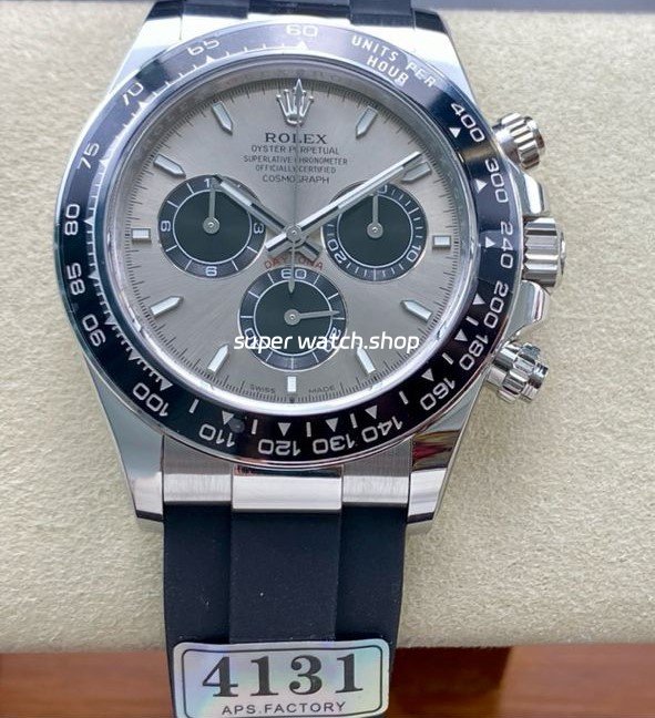 APS-Factory-Counterweight-Rolex-Daytona-126519LN-0006-40mm-White-Gold-Oysterflex-Bl-3.jpg APS Factory Counterweight Rolex Daytona 126519LN-0006 40mm White Gold Oysterflex Black Eye Grey Dial - Image 1