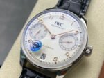 APS Factory IWC Portuguese IW500704 42mm Leather Strap Silver Dial - Image 3