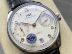 APS Factory IWC Portuguese IW500704 42mm Leather Strap Silver Dial - Image 2