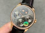 APS Factory IWC Portuguese Perpetual Calendar IW503404 44mm Rose Gold Leather Strap Arabic Numerals Grey Dial - Image 3