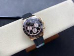 APS Factory counterweight Rolex Daytona 126515LN-0004 Rose Gold Oysterflex Diamond Black Dial - Image 4