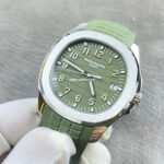 APW Factory Patek Philippe Aquanaut 5168G-010 Green Rubber Strap Arabic Numerals Green Dial - Image 3