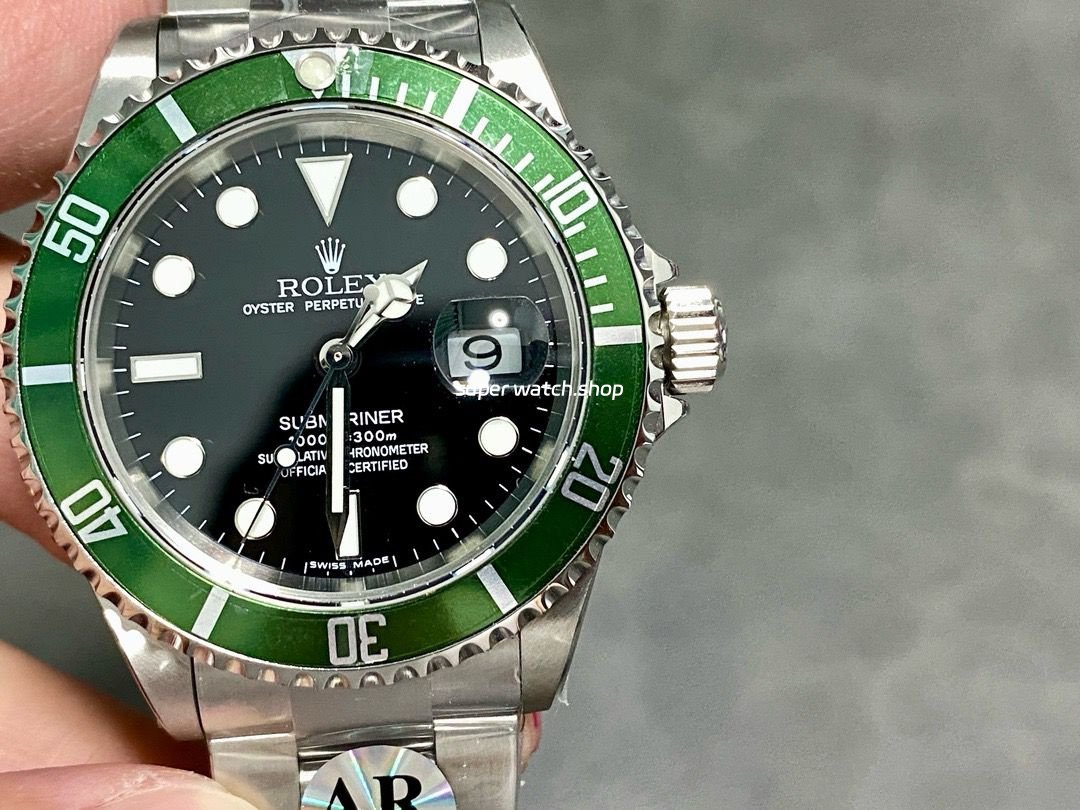 AR-Factory-Rolex-Submariner-Date-Kermit-16610LV-40mm-Full-904L-Black-Dial-7.jpg AR Factory Rolex Submariner Date Kermit 16610LV 40mm Full 904L Black Dial - Image 1