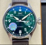 AZ Factory IWC Big Pilot IW501015 Steel Leather Strap Arabic Numerals Green Dial