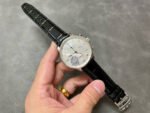 AZ Factory IWC Portuguese Chronograph IW371401 41mm Steel Leather Strap White Arabic Numerals Dial - Image 4