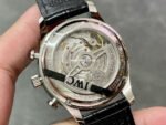 AZ Factory IWC Portuguese Chronograph IW371401 41mm Steel Leather Strap White Arabic Numerals Dial - Image 7
