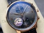 AZ Factory IWC Portuguese Chronograph IW371482 41mm Rose Gold Arabic Numerals Gery Dial - Image 2