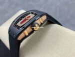 BBA Factory Richard Mille RM07 31.4mm Titanium&Carbon Fiber Black Rubber Strap Skeletonized Black Dial - Image 6
