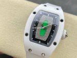 BBA Factory Richard Mille RM07 31.4mm Titanium&Carbon Fiber White Rubber Strap Skeletonized Grey Dial - Image 3