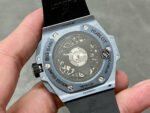 BBF Factory Hublot Big Bang Sang Bleu II 45mm 418.FX.8007.RX.MXM21 Grey Ceramics Grey Rubber Strap Grey Skeletonized Dial - Image 7