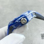 BBF Factory Hublot Big Bang Sang Bleu II 45mm 418.GX.2001.RX.MXM21 Blue Ceramics Blue Rubber Strap Blue Skeletonized Dial - Image 6