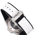 BBF Factory Hublot Big Bang Sang Bleu II 45mm 418.NX.2001.RX.MXM20 Titanium Case White Rubber Strap White Skeletonized Dial - Image 9