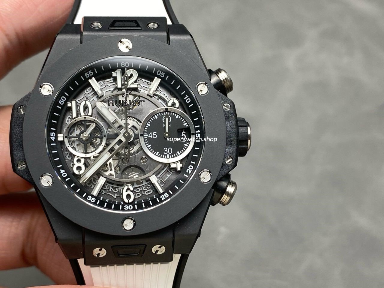 BBF-Factory-Hublot-Big-Bang-Unico-42mm-441.CI_.1171.RX-Black-Ceramics-White-Rubber-Strap-Black-Skeletonized-3.jpeg BBF Factory Hublot Big Bang Unico 42mm 441.CI.1171.RX Black Ceramics White Rubber Strap Black Skeletonized - Image 1