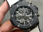 BBF Factory Hublot Big Bang Unico 42mm 441.CI.1171.RX Black Ceramics White Rubber Strap Black Skeletonized - Image 2