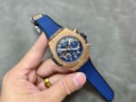 BBF Factory Hublot Big Bang Unico 42mm 441.OX.5181.RX Rose Gold Blue Rubber Strap Blue Dial - Image 4