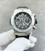 BBF Factory Hublot Big Bang Unico 44mm 421.NX.1170.RX Titanium Rubber Strap Skeletonized Dial