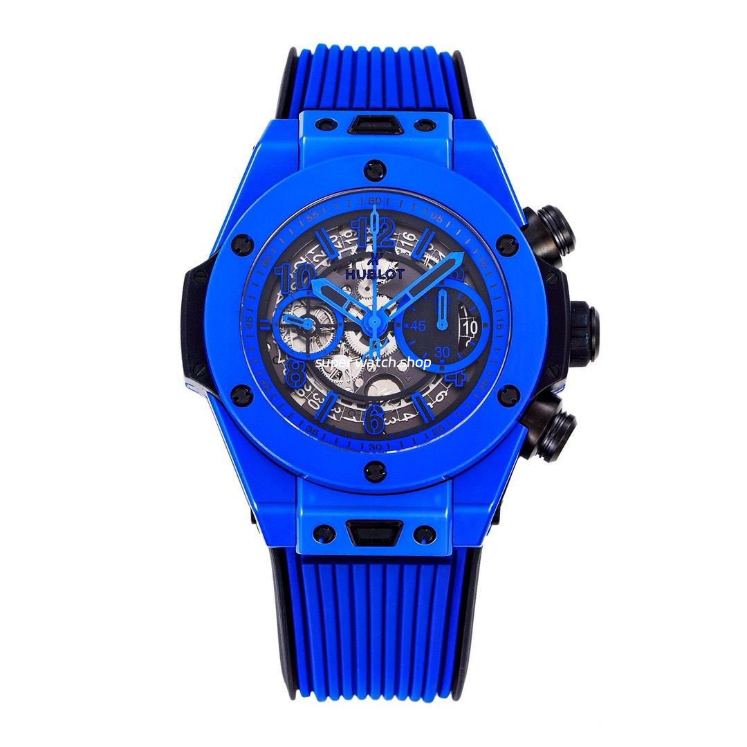 BBF-Factory-Hublot-Big-Bang-Unico-45mm-411.ES_.5119.RX-Blue-Ceramics-Blue-Rubber-Strap-Blue-Sk-7.jpg BBF Factory Hublot Big Bang Unico 45mm 411.ES.5119.RX Blue Ceramics Blue Rubber Strap Blue Skeletonized - Image 1