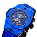 BBF Factory Hublot Big Bang Unico 45mm 411.ES.5119.RX Blue Ceramics Blue Rubber Strap Blue Skeletonized - Image 5