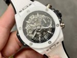 BBF Factory Hublot Big Bang Unico 45mm 421.Hk.1170.RX White Ceramics White Rubber Strap White Skeletonized - Image 2