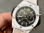 BBF Factory Hublot Big Bang Unico 45mm 421.Hk.1170.RX White Ceramics White Rubber Strap White Skeletonized - Image 3