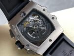 BBF Factory Hublot Spirit of Big Bang 642.NX.7170.RX 42mm Titanium Ceramic Titanium Blue Rubber Strap Skeletonized Blue Dial - Image 7