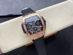 BBF Factory Hublot Spirit of Big Bang 642.OX.0180.RX 42mm Rose Gold Ceramic Rose Gold Black Rubber Strap Skeletonized Black Dial - Image 4