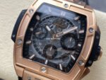 BBF Factory Hublot Spirit of Big Bang 642.OX.0180.RX 42mm Rose Gold Ceramic Rose Gold Black Rubber Strap Skeletonized Black Dial - Image 3