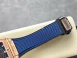 BBF Factory Hublot Spirit of Big Bang 642.OX.7180.RX 42mm Rose Gold Ceramic Rose Gold Blue Rubber Strap Skeletonized Blue Dial - Image 8