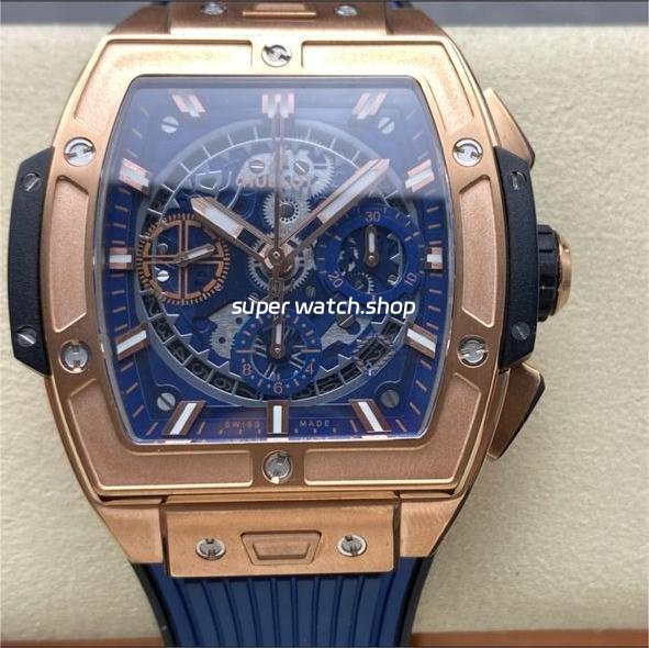 BBF-Factory-Hublot-Spirit-of-Big-Bang-642.OX_.7180.RX-42mm-Ros-7.jpg BBF Factory Hublot Spirit of Big Bang 642.OX.7180.RX 42mm Rose Gold Ceramic Rose Gold Blue Rubber Strap Skeletonized Blue Dial - Image 1