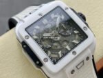BBF Factory Hublot Square Bang 821.HX.0170.RX 42mm Ceramic Rubber Strap Skeletonized Dial - Image 2