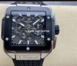 BBF Factory Hublot Square Bang 821.NM.0170.RX 42mm Titanium Rubber Strap Skeletonized Dial