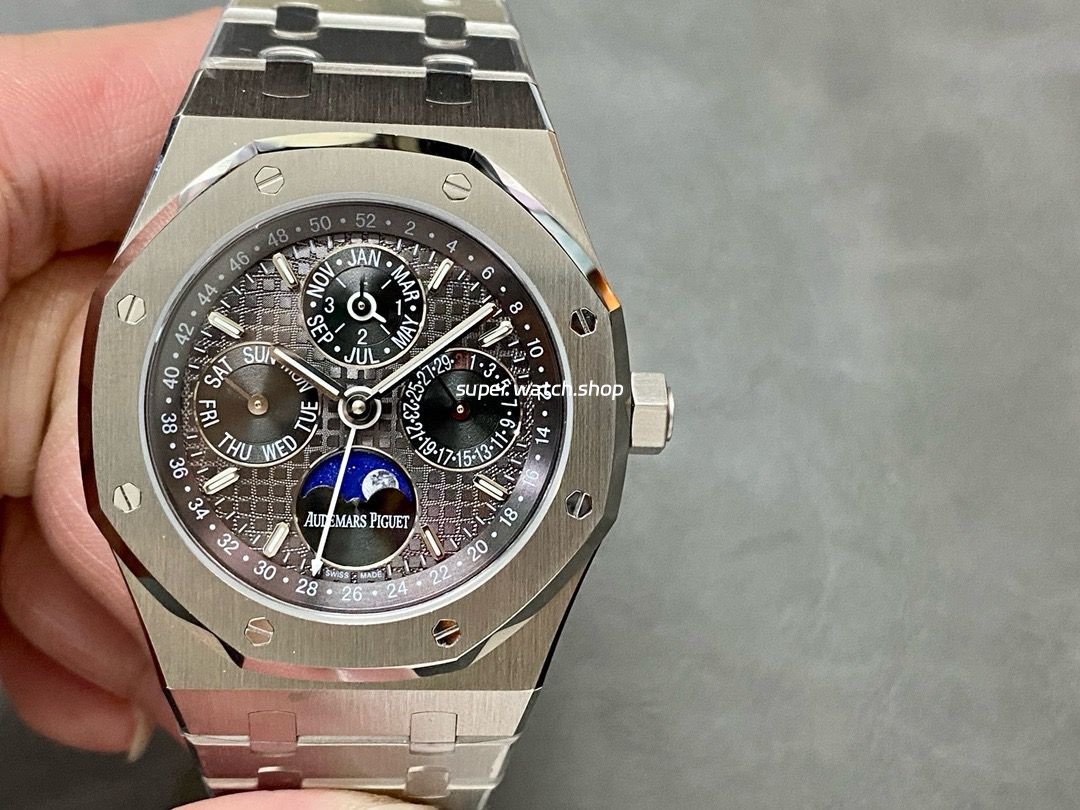 BBR-Factory-Audemars-Piguet-Royal-Oak-Perpetual-Calendar-26607BC.OO_.1220BC.02-41mm-F-7.jpg BBR Factory Audemars Piguet Royal Oak Perpetual Calendar 26607BC.OO.1220BC.02 41mm Full Steel Grey Dial - Image 1