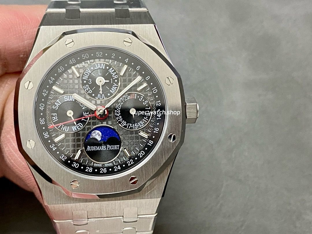 BBR-Factory-Audemars-Piguet-Royal-Oak-Perpetual-Calendar-26609TI.OO_.1220TI.01-41mm-F-3.jpg BBR Factory Audemars Piguet Royal Oak Perpetual Calendar 26609TI.OO.1220TI.01 41mm Full Steel Grey Dial - Image 1
