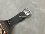 BBR Factory Richard Mille 43mm RM055 Black Carbon Fiber Black Rubber Strap Rose Gold Skeletonized Dial - Image 8