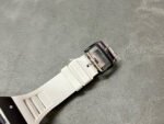BBR Factory Richard Mille 43mm RM055 Black Ceramics White Rubber Strap White Skeletonized Dial - Image 8