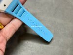 BBR Factory Richard Mille 43mm RM055 White Ceramics Light Blue Rubber Strap Light Blue Skeletonized Dial - Image 9