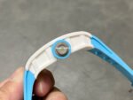 BBR Factory Richard Mille 43mm RM055 White Ceramics Light Blue Rubber Strap Light Blue Skeletonized Dial - Image 6