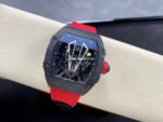 BBR Factory Richard Mille Tourbillon RM27-03 40mm Black Carbon Case Textile Strap Skeletonized Dial - Image 4