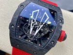 BBR Factory Richard Mille Tourbillon RM27-03 40mm Black Carbon Case Textile Strap Skeletonized Dial - Image 3