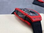 BBR Factory Richard Mille Tourbillon RM27-03 40mm Red Carbon Case Textile Strap Skeletonized Dial - Image 5