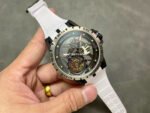BBR Factory Roger Dubuis Excalibur Spider RDDBEX0479 Tourbillon 45mm Titanium White Rubber Strap Black Dial - Image 4