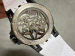 BBR Factory Roger Dubuis Excalibur Spider RDDBEX0479 Tourbillon 45mm Titanium White Rubber Strap Black Dial - Image 5