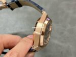 BF Factory Audemars Piguet Royal Oak Chronograph 26331OR.OO.D315CR.01 41mm Rose Gold Leather Strap Blue Dial - Image 5