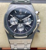 BF Factory Audemars Piguet Royal Oak Chronograph 26331ST.OO.1220ST.02 41mm Full Steel Silver Eye Black Dial