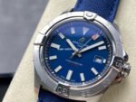 BLS Factory Breitling Avenger A17328101C1X1 42mm Steel Calf skin Strap Blue Dial - Image 3