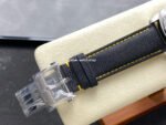 BLS Factory Breitling Avenger A323201A1B1X1 44mm Steel Calf Skin Strap Yellow GMT Needle Black Dial - Image 8