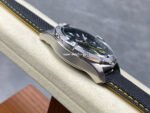 BLS Factory Breitling Avenger A323201A1B1X1 44mm Steel Calf Skin Strap Yellow GMT Needle Black Dial - Image 5